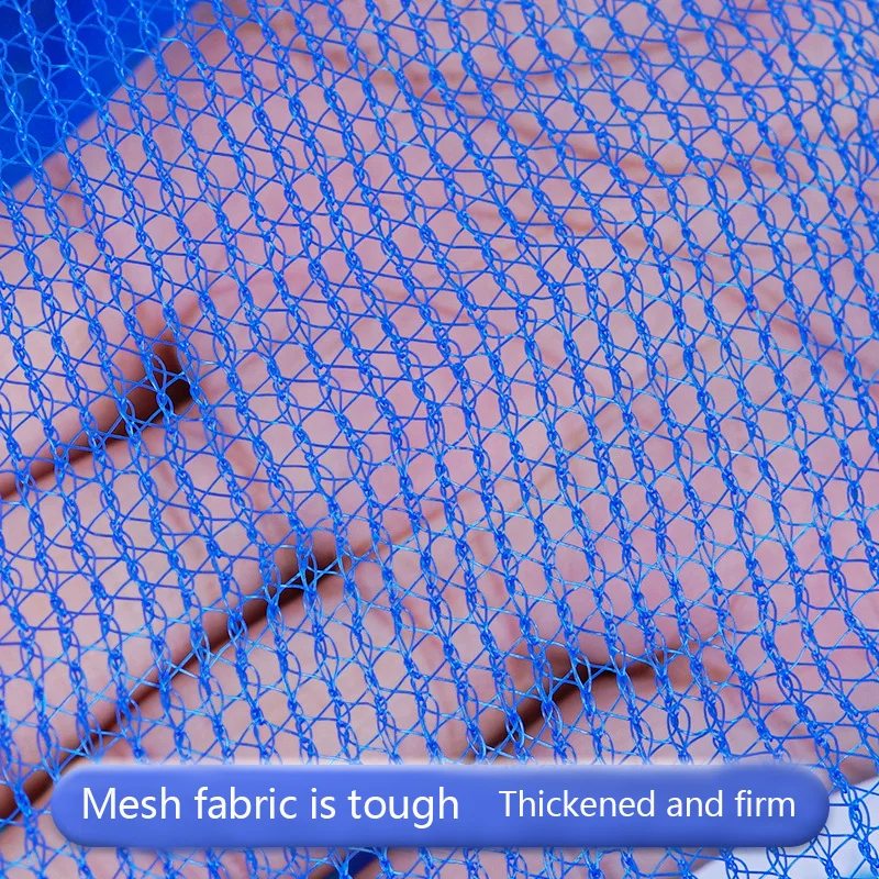 High quality fishing cage, crab cage, shrimp cage, foldable, 6 sizes, blue thickened mesh fabric