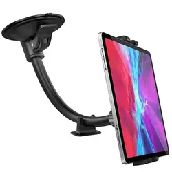 Windshield Car Tablet Stand Mount Truck Window Dashboard Phones Holder Suction Cup Long Arm for iPad 11 12.9 Pro Air Mini