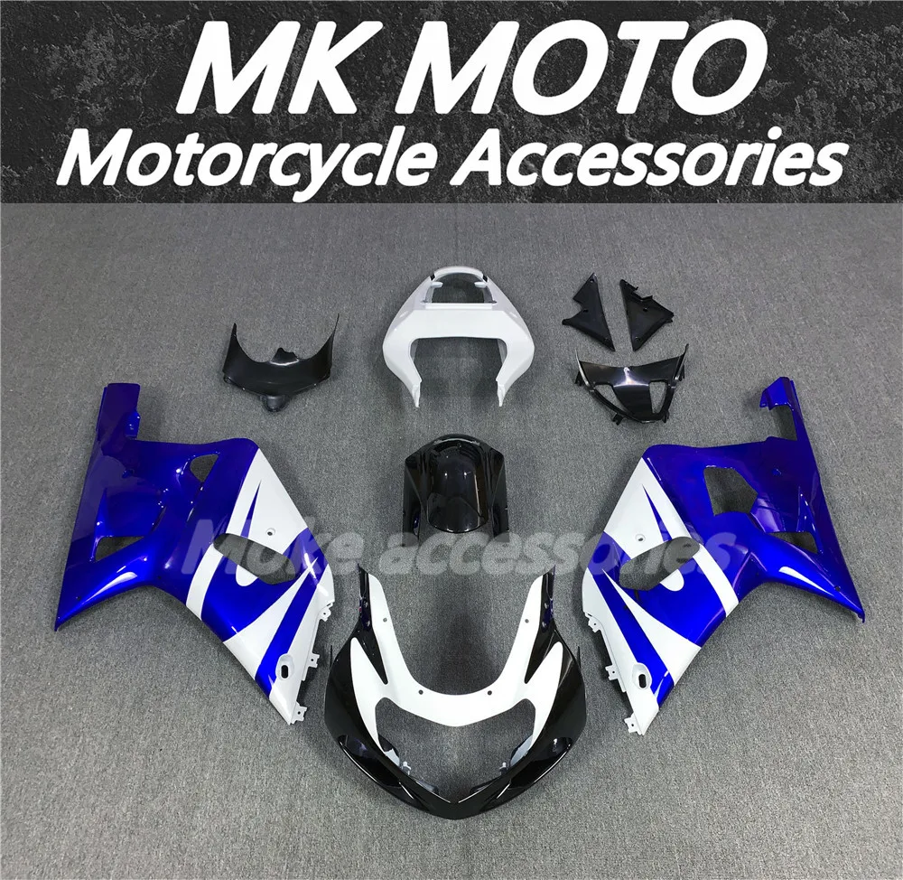 

Moke moto Motorcycle Fairings Kit Fit For gsxr600/750 2001 2002 2003 Bodywork Set High Quality ABS New Injection Black Blue