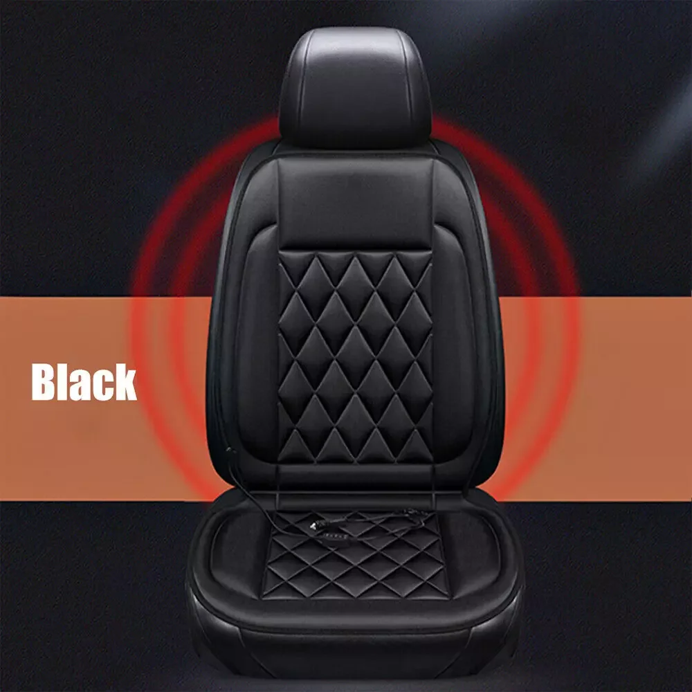 

Universal 12V Winter Car Heated Seat Warm Cushion Cover Heating Pad Cold Car Interior Accessories Auto Seat Heater Cover Replace