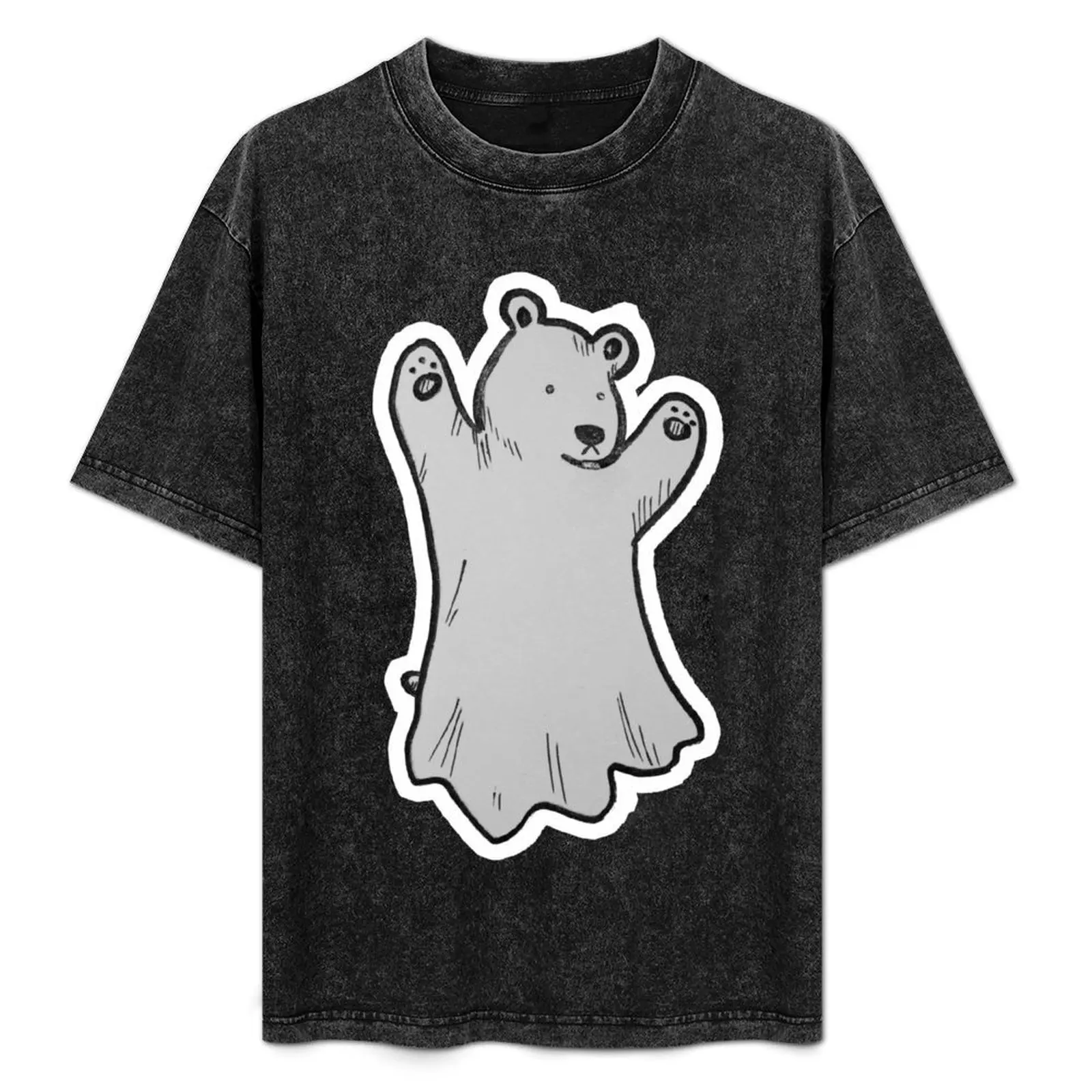 ゴーストベア-tシャツ-クイックドライフィッシングtシャツ