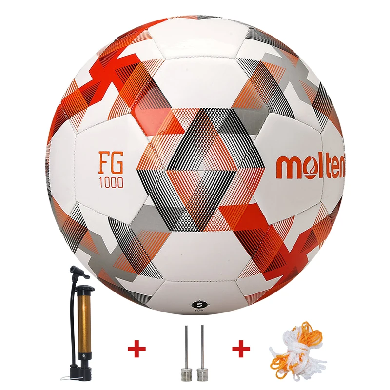 Piłki do piłki nożnej Molten 2026, oficjalny rozmiar 5/4, wysokiej jakości PVC/TPU, do treningu i meczów na zewnątrz, oryginalny futbol z pompką.