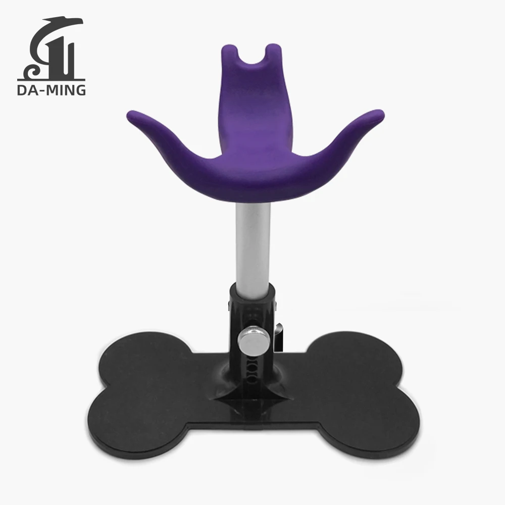 Pet Grooming Dog Standing Assist Brace, Dog Seat, Pet Groomer, Fixed Dog Stool, Small Bench Purple Small and Medium-sized Dogs