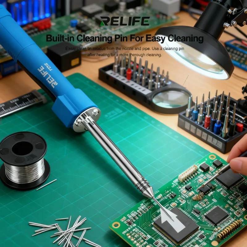 

RELIFE TO5 Solder Melting And Desoldering Device For Solder Joint Removal And Component Replacement In Electronic Devices