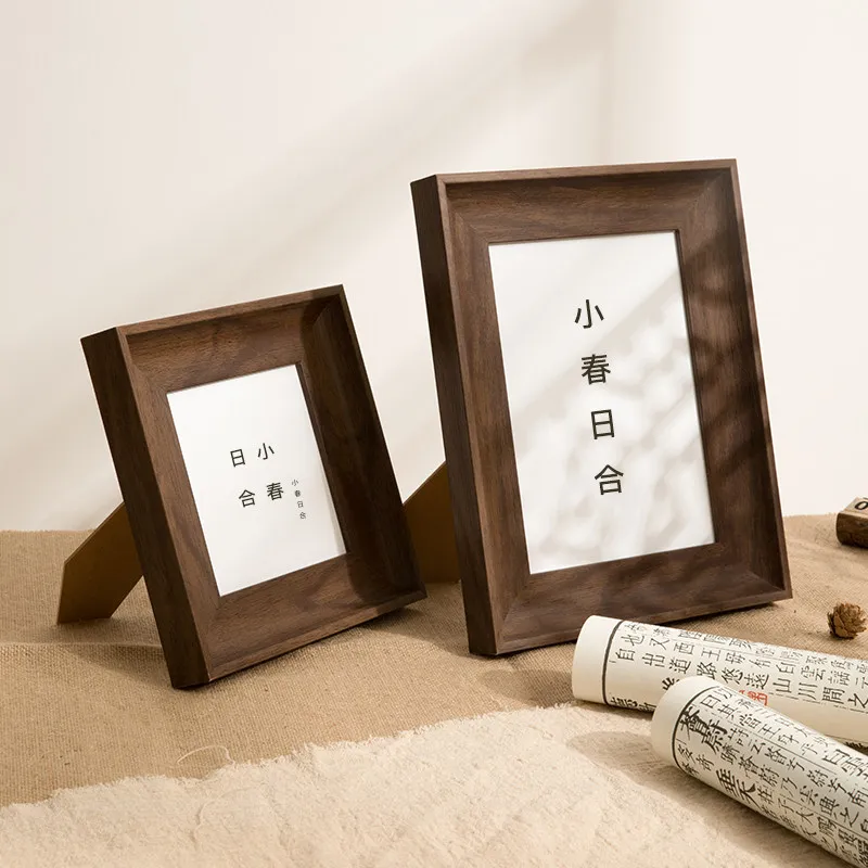 Creative Multi Size Photo Frame Stand 5 6 7 8 10 12 Inch Vertical Horizontal Wall Mount DIY Custom Picture Art Display Frame