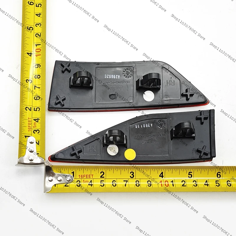 For Volkswagen VW Touran  L 2016 2017 2018 Rear Bumper Reflector Brake Lamp Bumper Fog Light Stop Lamp False Decorative Light