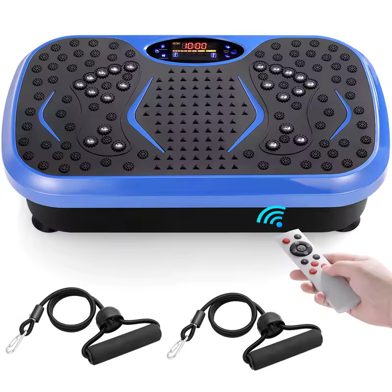 Vibration Plate Exercise Machine, Vibration Plate for Lymphatic Drainage, Whole Body Workout Vibrate Fitness Platform - Image 7