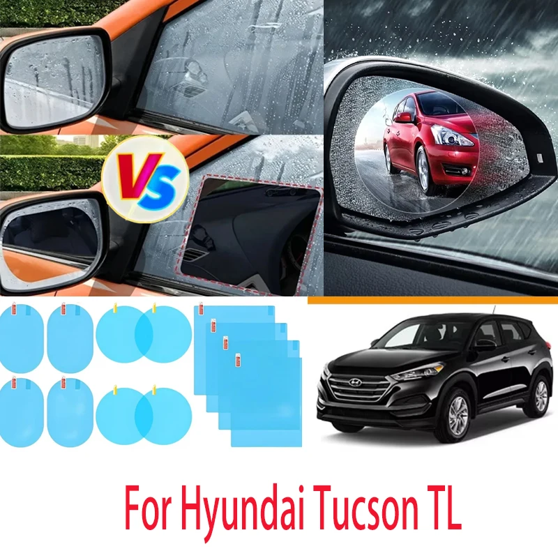 

For Hyundai Tucson TL Car and motorcycle rearview mirror waterproof anti fog defrosting transparent window waterproof film
