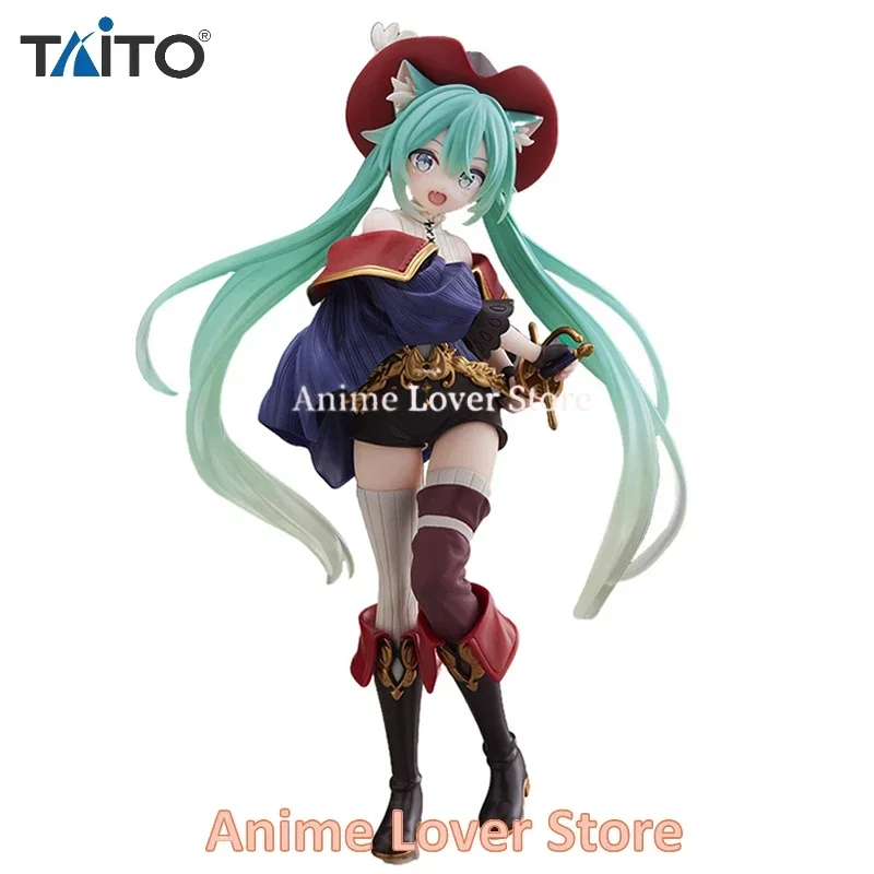 In Stock Original Tatio Hatsune Miku Collection Anime Figure Toys For Kids Gift Collectible Model Ornaments