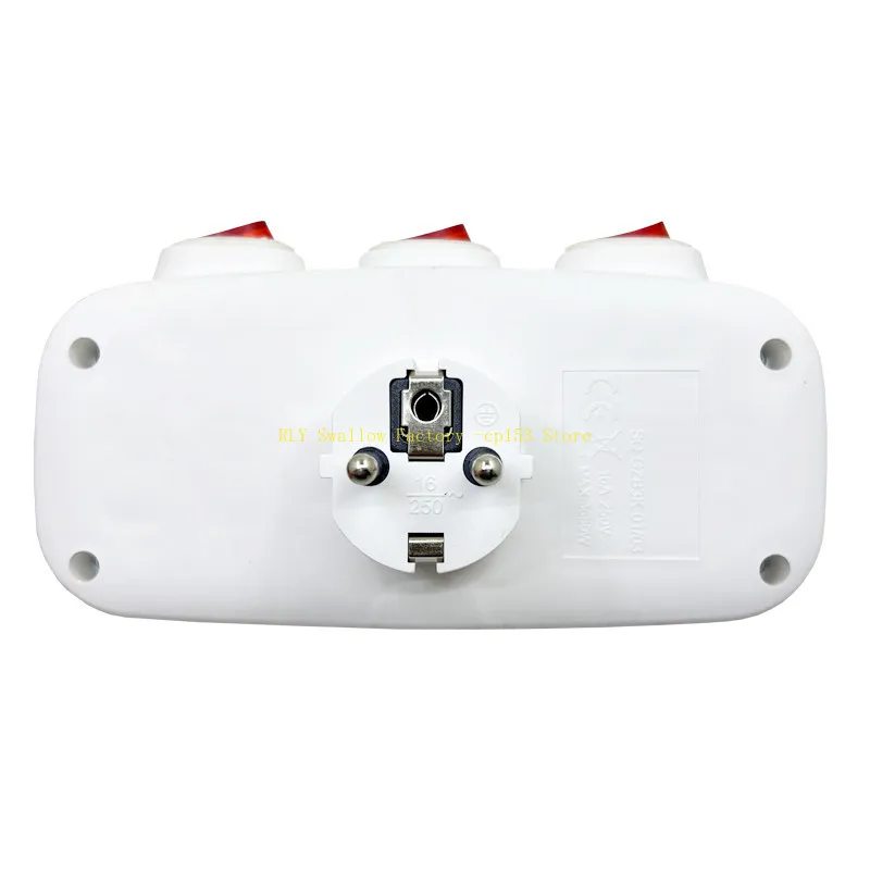 European style one to three independent switches