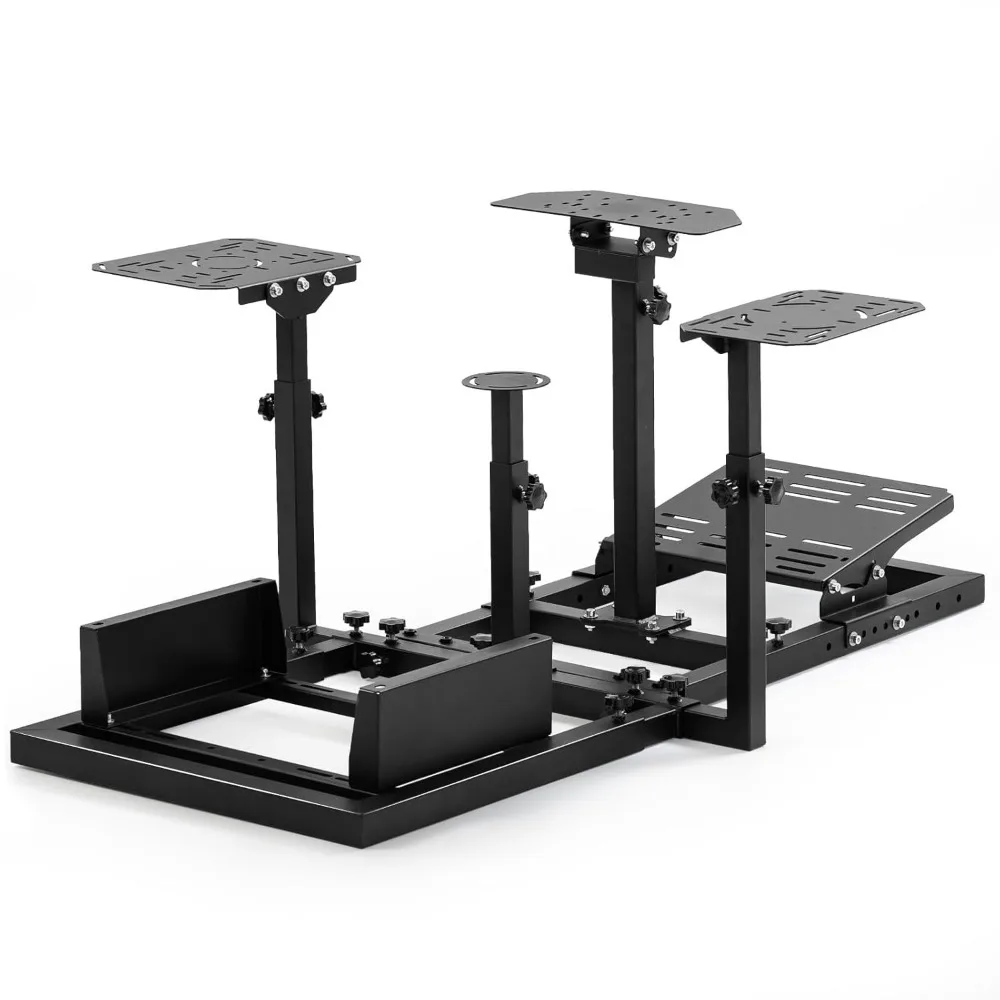 

Marada Racing Simulator Cockpit Flight Simulation Adjustable Compatible with Thrustmaster HOTAS Warthog,Logitech Wheels,Pedals