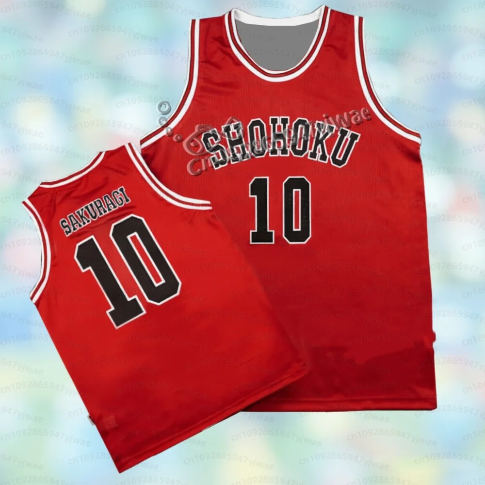 26 heiß begehrte Basketballtrikots, rotes Retro-Anime-Charaktertrikot, atmungsaktives, schnell trocknendes Sportshirt, Kinder- und Erwachsenen-Tanktop – Detail 6