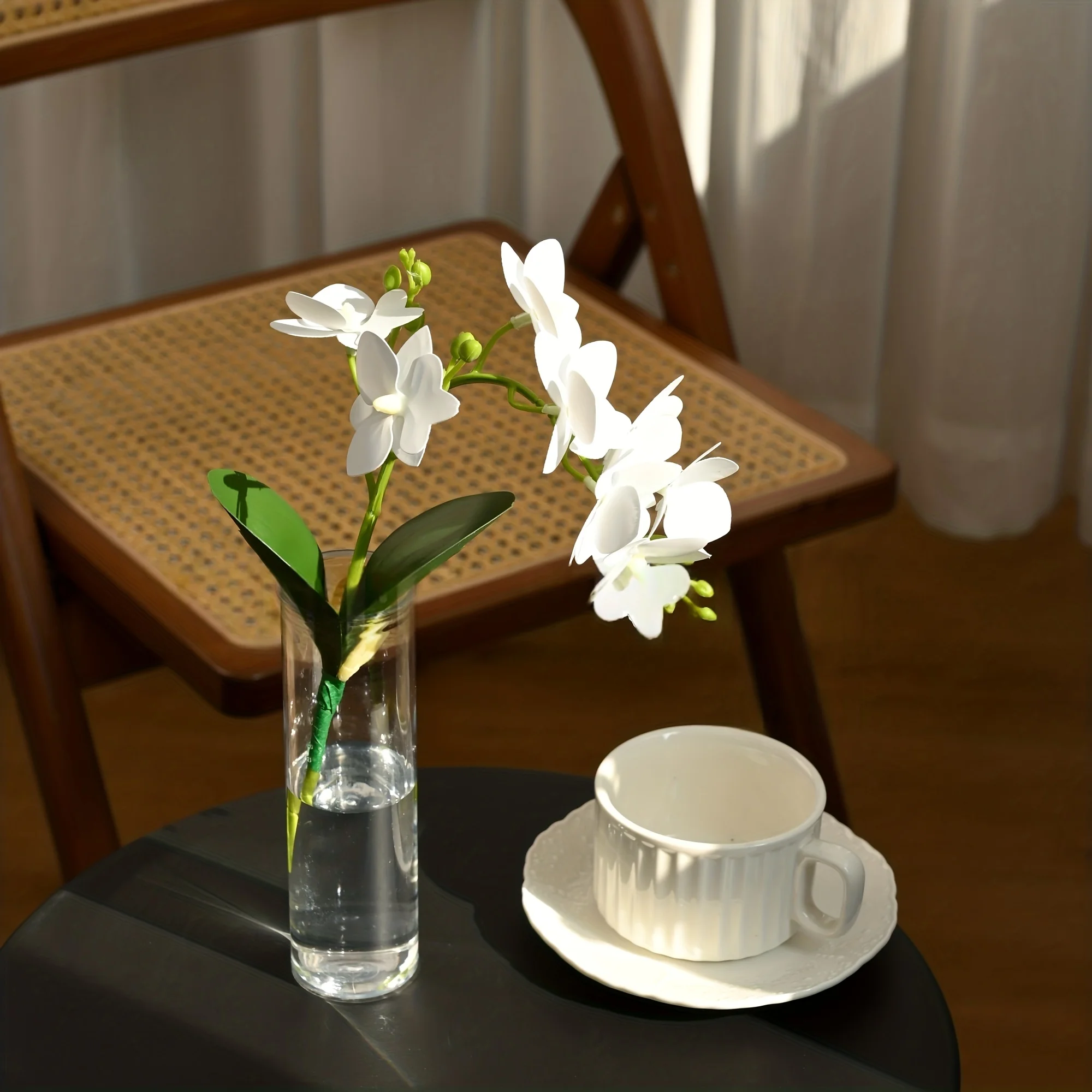 Flower Vase Home Decor Transparent Plastic Cylinder Vases For Parties Weddings Christmas New Year Festival Decoration 18x5.5cm