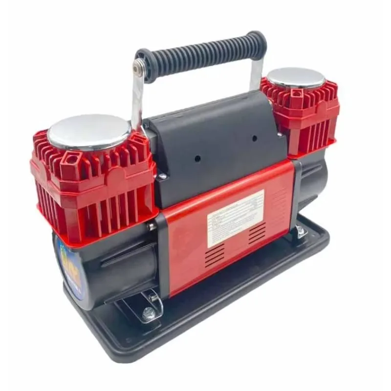 12V/24V 300L/min Car Tire Inflator Pump 150PSI Heavy  Double Metal Cylinders Fast Inflating Air Compressor Pump for Cars
