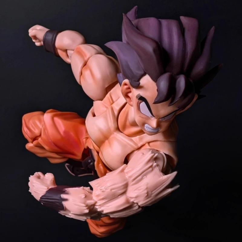 نجاح باهر سوبر موبايل أنيمي عمل الشكل لعبة دراغون بول SHF SSJ2 المبارزة الأولى الملك كوان كونغ نموذج Shf Wukong جمع تمثال اللعب الهدايا