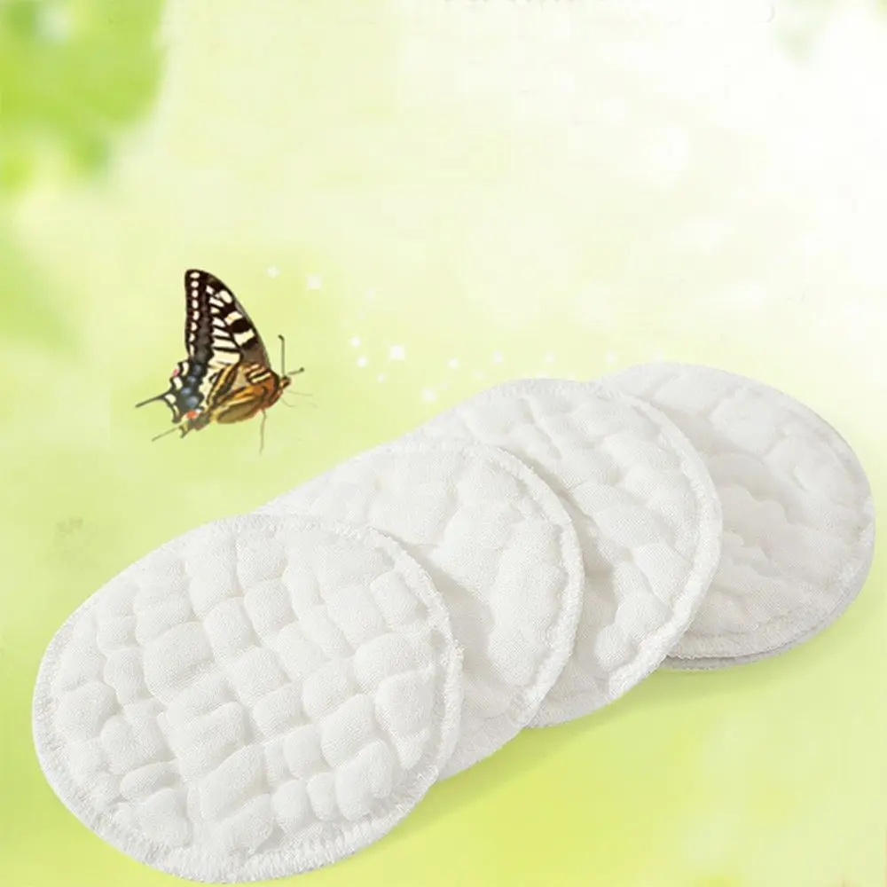 Almohadillas de lactancia reutilizables lavables para lactancia materna, algodón ecológico de maternidad absorbente, espesamiento común