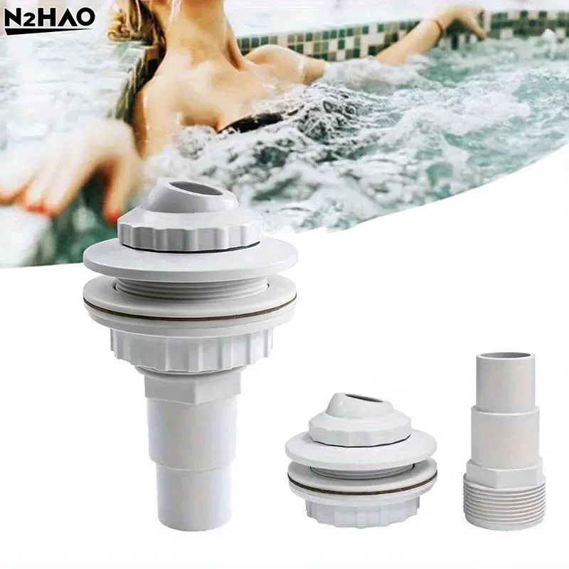 32/38mm Eyeball Jet Spa Replacement, SPA Jet Nozzle Inlet, Nozzle Water Outlet Return, With Locking Nut And Washer