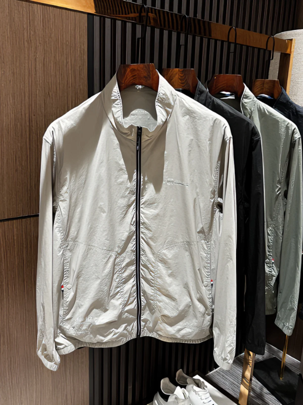 

Outdoor Casual Sports Lightweight Breathable Men's Jaet Qui Dry Stand Collar Sun Protection Clothing Spring Summer New Sle