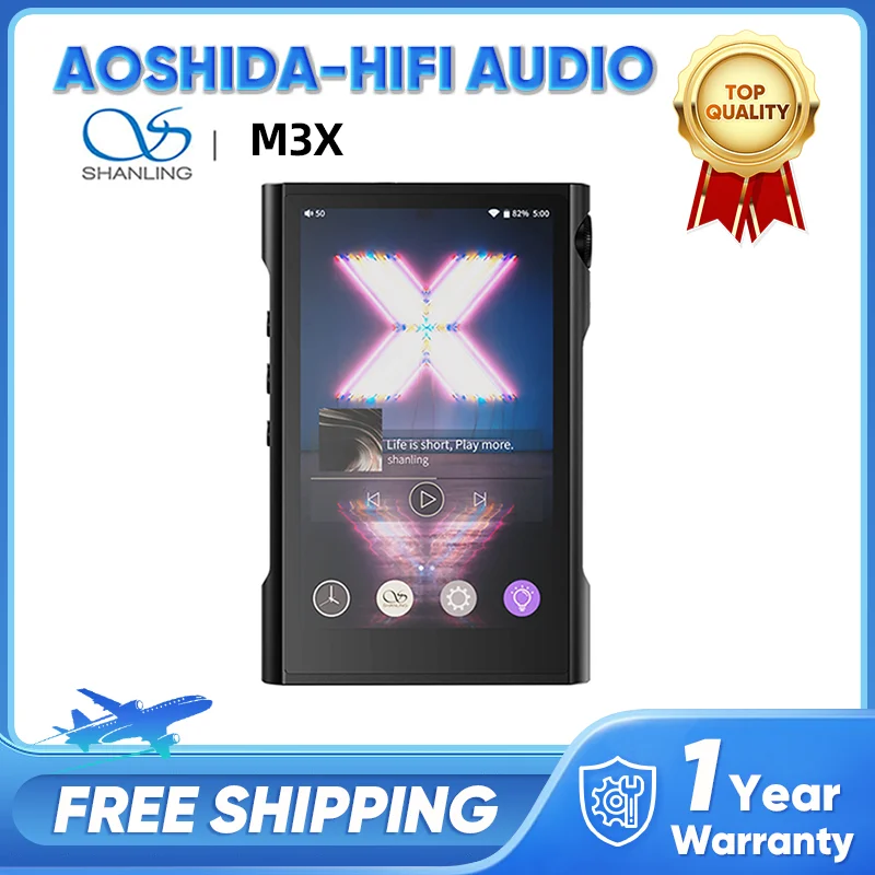 

Shanling M3X улучшенная версия MP3 USB Bluetooth музыкальный плеер Dual ES9219C MQA DAC сбалансированные наушники Amp M3XPlus 4G + 64G портативный