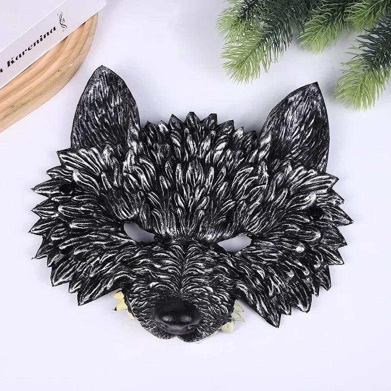 

Halloween Wolf Ghost Monster Mask Bat Witch Dinosaur Wolf Ghost Festival Dress Up Mask Trick or Treat Happy Halloween Day 2025