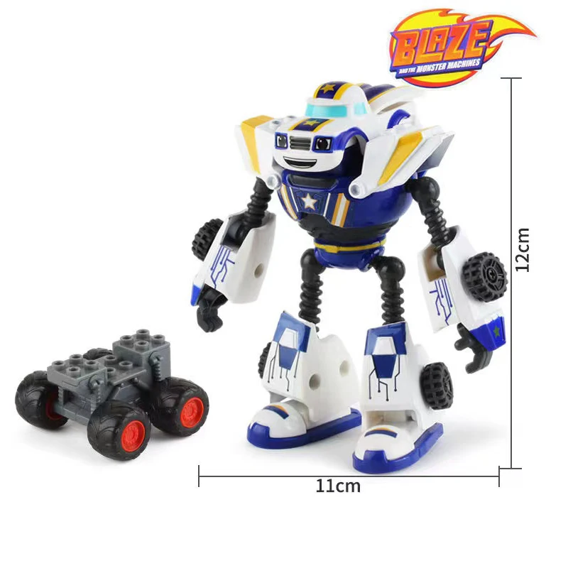 Hot Blaze Monster Machines Cartoon Plastic Alloy Deformed Car Sell Model Action Figures Toys Child Birthday Gifts