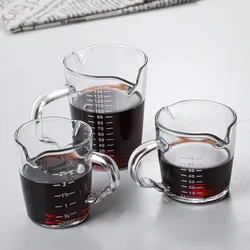 70/150ML Espresso Glass Cup Measuring Cup Milk Latte Jug Coffee Supplies Kitchen Dining & Bar Mug Drinkware Double Thick Bottom
