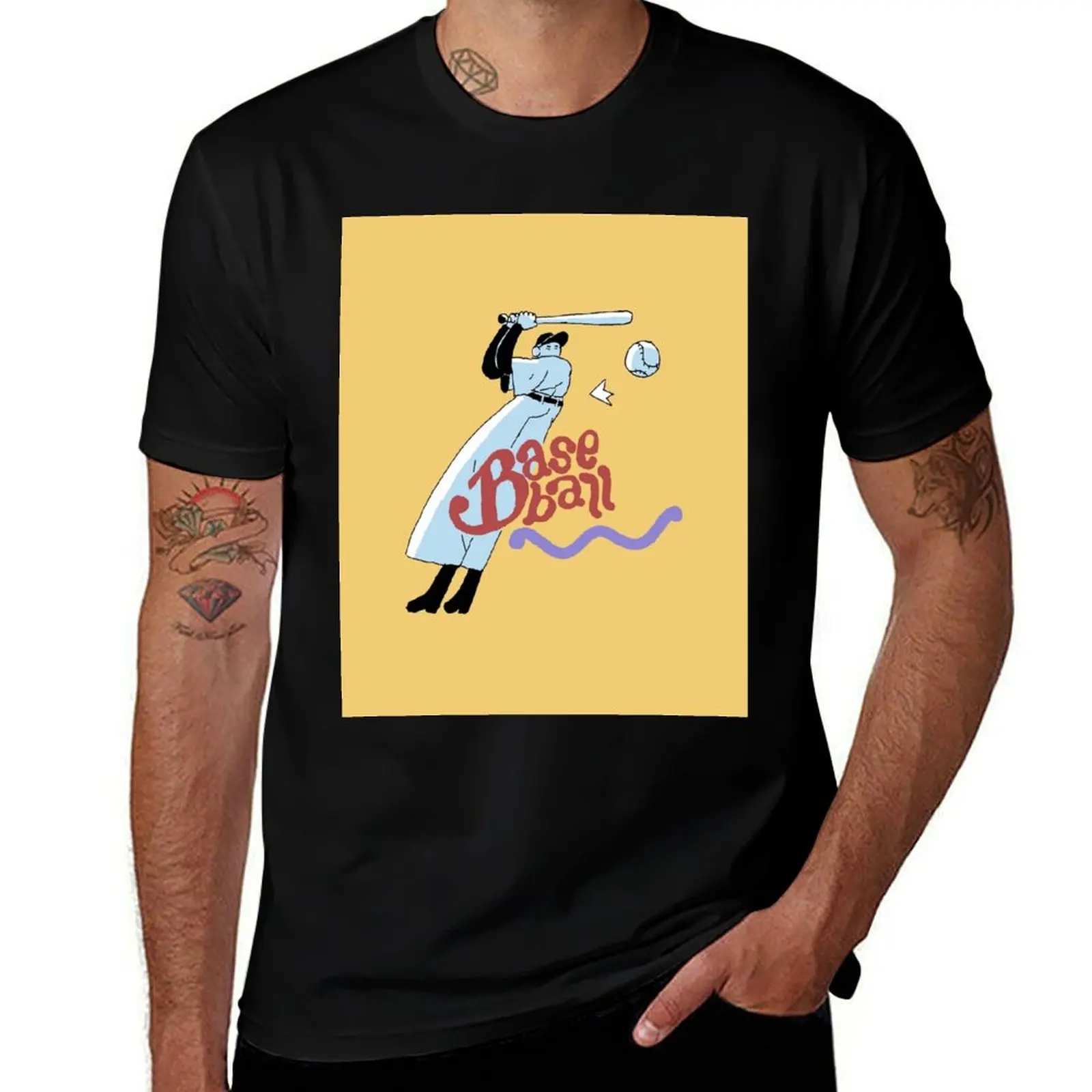

OFF - Baseball T-Shirt graphic tee shirt Funny t-shirt customs men tshirt