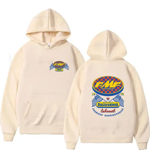 Imagen 2 del producto FMF Racing Exhaust Ama Motocross Theme Jerséis Sudaderas con capucha para hombre Sudadera con capucha Essentials Sudaderas con capucha Gráfico Y2k Sudadera con capucha