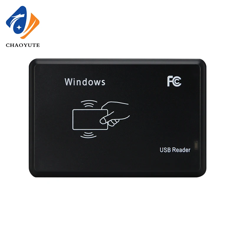 

USB Card Reader Without Driver, Plug and Play RS232 Format ID/IC Card Membership Card Swiping Device, Access Control Card Reader