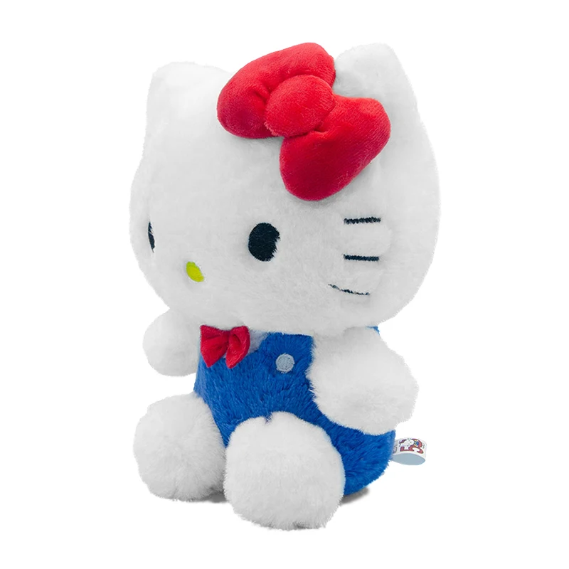 

23 см Sanrio плюшевые игрушки Hello Kitty 50-летие плюшевая кукла модный бутик кукла мягкая подушка детские подарки на день рождения