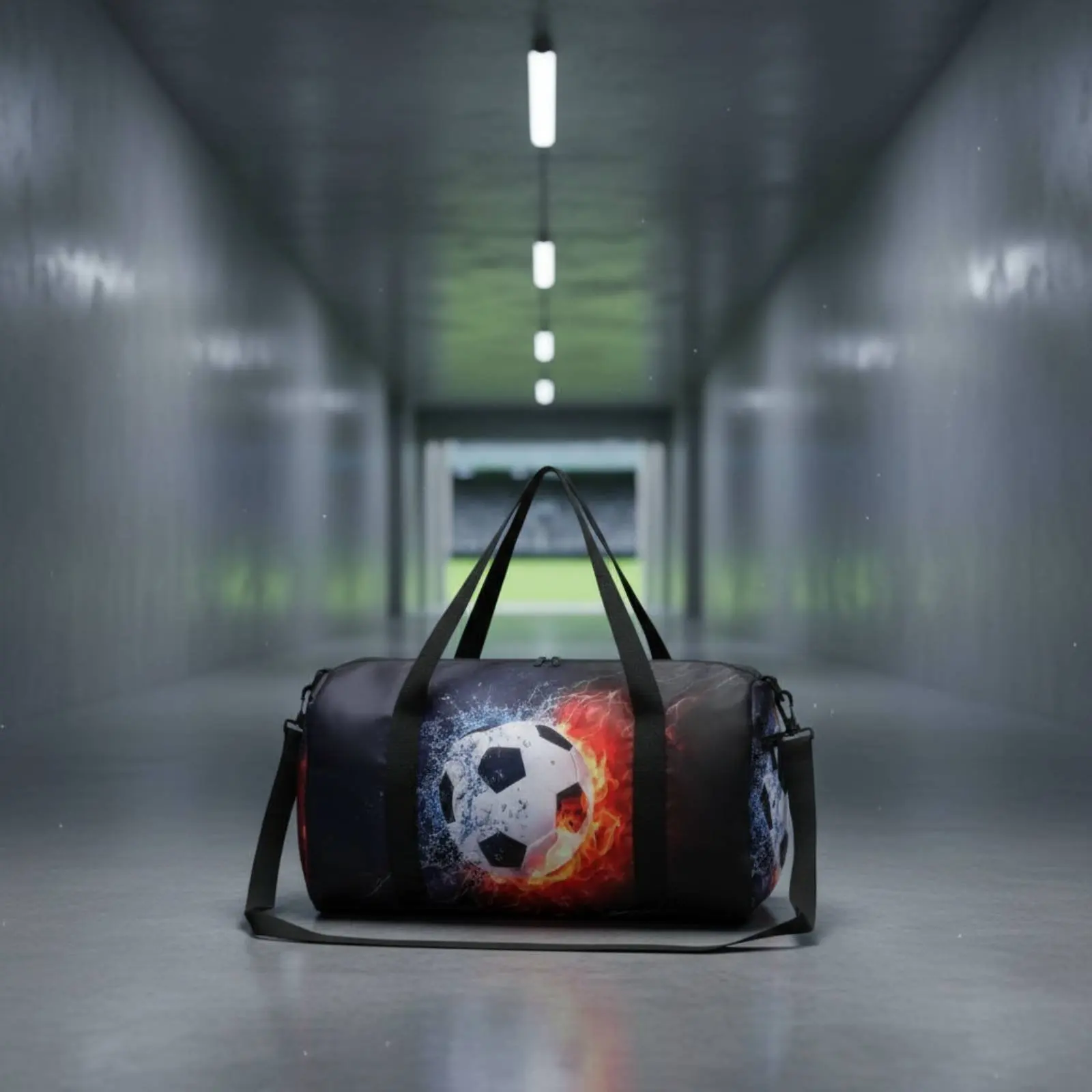 

Sports Duffel Bag Multi-Functional Large Capacity Equipment Bag Crossbody Travel Duffel Long-Lasting Multiple Pockets for Boys