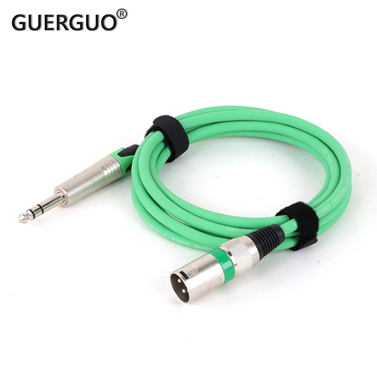 1 unidad de conector TRS estéreo de 6,35mm a macho/hembra de 3 pines XLR OFC Audio trenzado blindado para guitarra micrófono mezcladores amplificador 0,3 M - 15 M