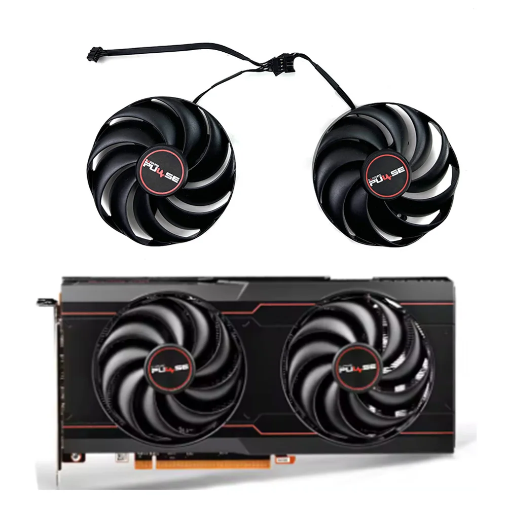 

NEW CF9010H12D FDC10H12D9-C 85MM 4PIN Radeon RX6600 XT GPU FAN For Sapphire RX 6500 RX 6600XT 8G D6 Platinum Edition Cooling