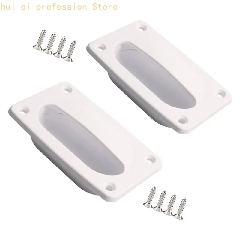 Schranktürgriff-Set mit 2 Stück für Fächer, Paneele und Türen H8WE – Detail 3