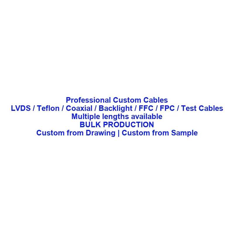 I-PEX 20523 30P 0.4mm to 0.5mm FPC EDP Display Cable Same Reverse Side 150mm 300mm