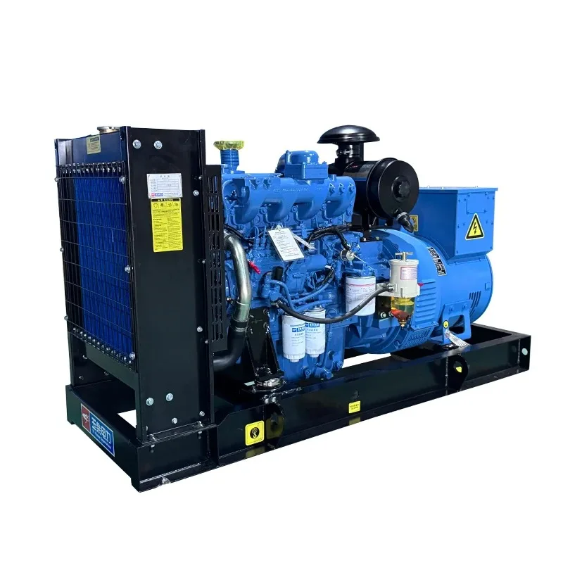 Customized High Efficiency 50km Open Generator Set Industrial Backup Power Generator Set For Home Backup Use