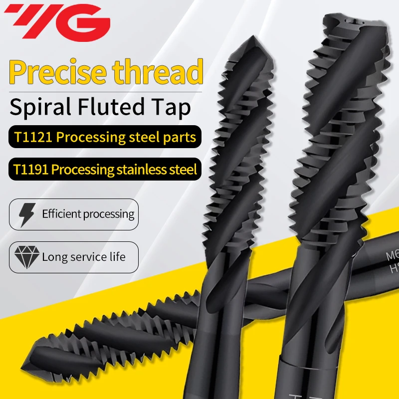 EVROPA TAP M2 M2.5 M3 M3.5 M4 M5 M6 M7 M8 M10 M12 M14 YG T1121 Spiral Tap Processing: Alloy Steel, Etc