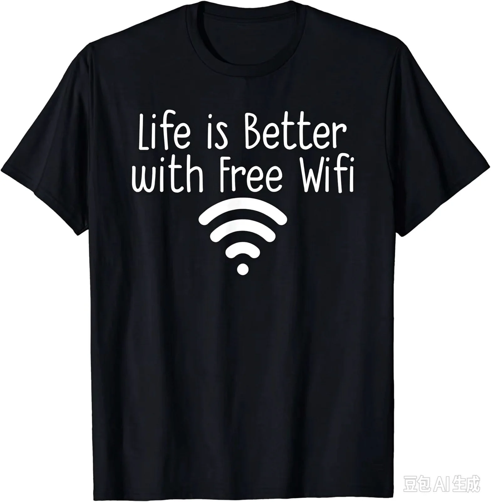 2026 New Cool Funny Sarcasm Quote Mens Free WiFi Tshirt Math Equation Novelty Tee Men Clothing Printed Streetwear