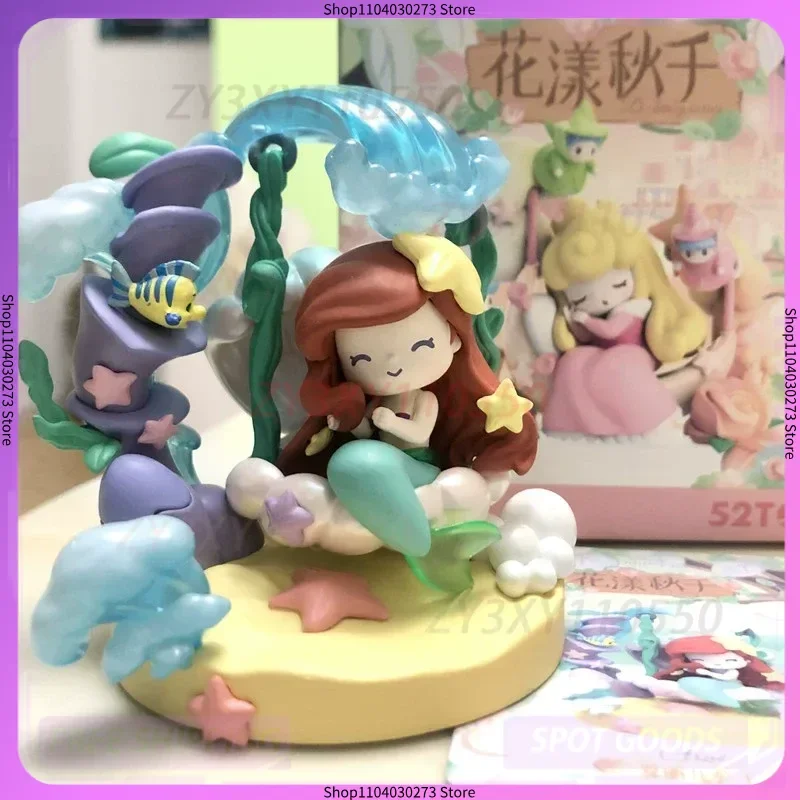 

52TOYS Princess D-Baby Flower Swing Series Blind Box Cute Toy Model Desktop Decoration Collection Surprise Box Girl Gift