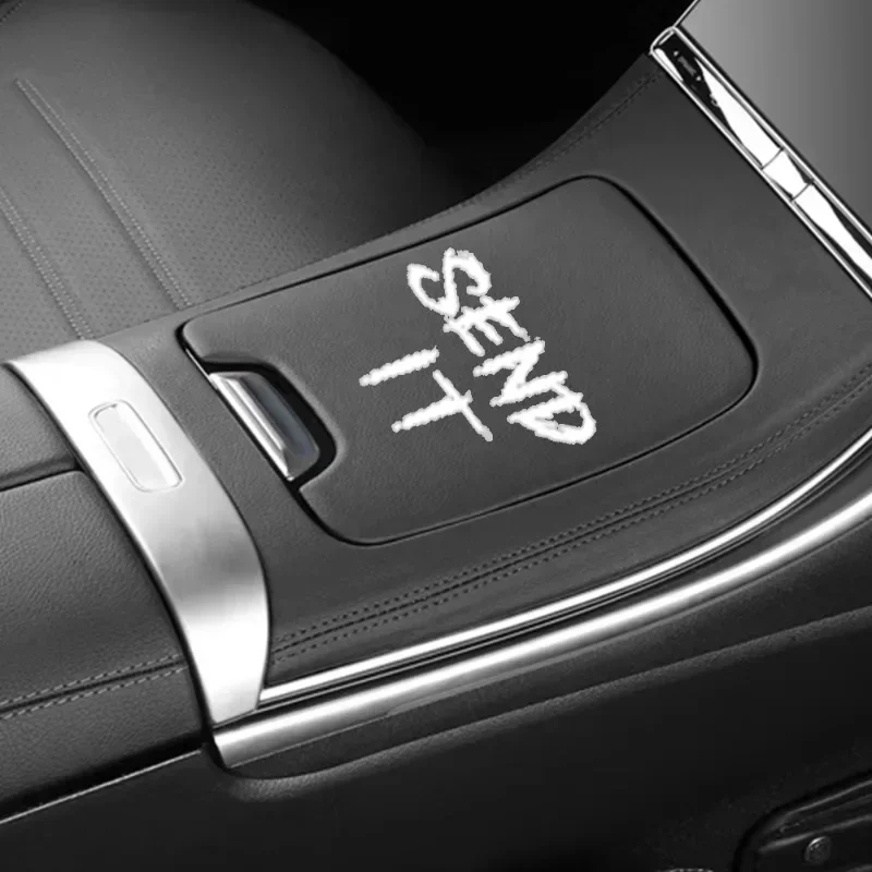 15 Stück/Set Kreative Auto-Schalterknopf-Aufkleber Armaturenbrett-Konsolen-Etiketten Selbstklebende Dekorationen für Auto und LKW – Detail 5
