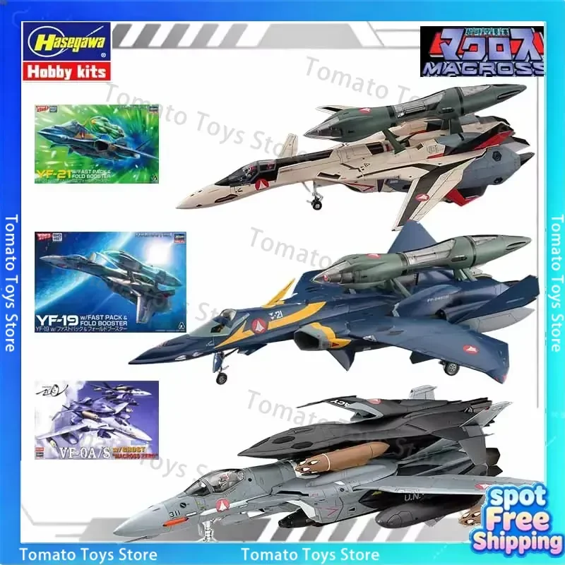 HASEGAWA Macross YF-19 Modellbausatz Super Dimension Fortress Macross Anime Bausatz Offiziell Lizenziertes Plastik-Maßstabsmodell