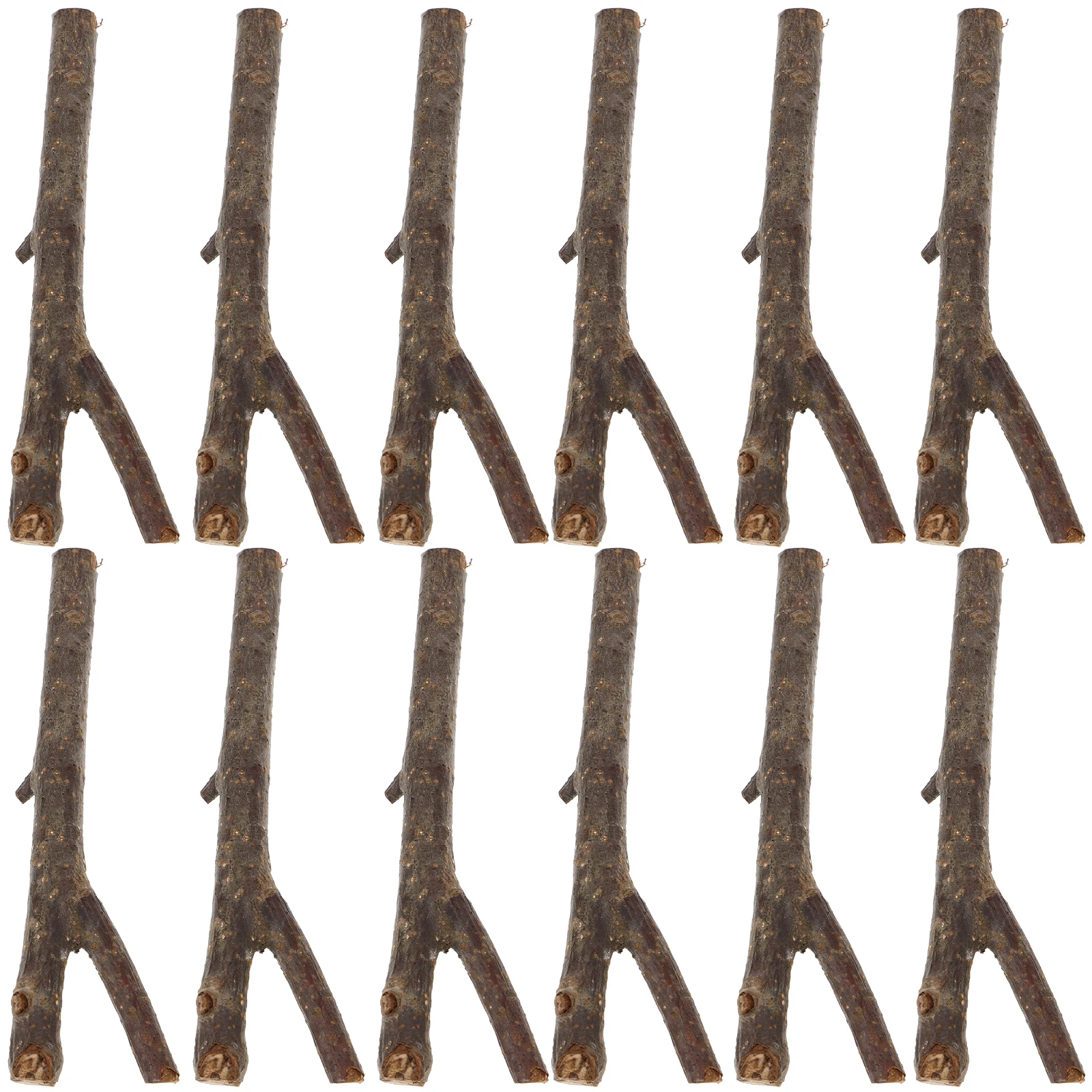 

20 Pcs Wood Chips Branch Material Natural Twigs Sticks DIY Crafts Floral Projects Photo Props Wooden Craft Supplies Sewing Tools