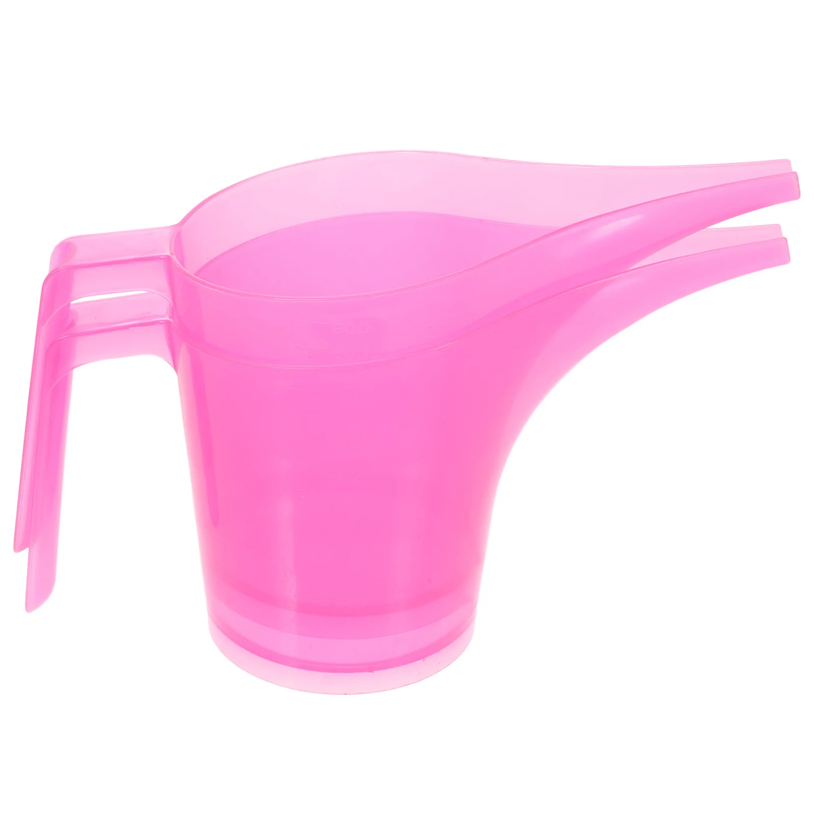 

2Pcs Measuring Cup Candy Color with Scale Long Spout No Drip Pouring for Kitchen Liquids Sauces Batters Frostings Household Use