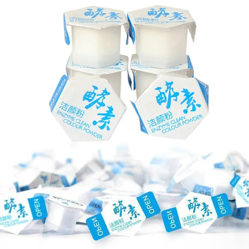 

30pcs Blackhead Exfoliating Shrink Face Cleansing Enzyme Cleansing Powder Remove Pores Moisturizing Whitening Facial Cleanser