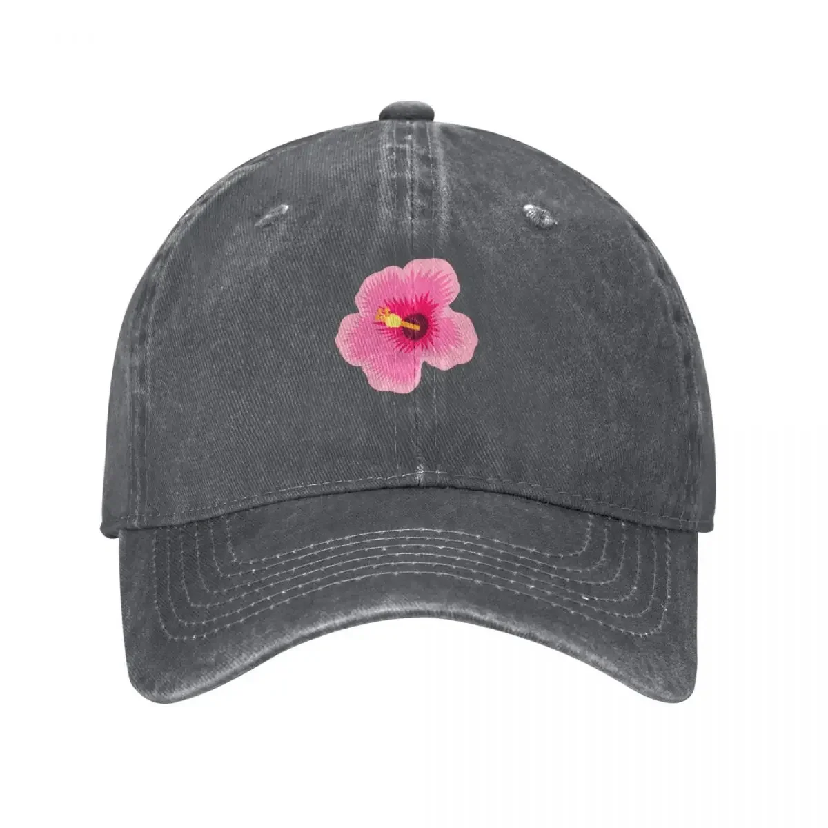 

Hot Pink Hibiscus Flower Pattern Baseball Cap Fishing cap Hood Sunhat Beach Outing Men's Hats Women's