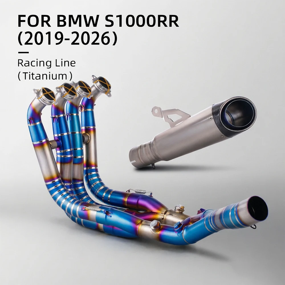 S1000RR Exhaust System For BMW S1000 RR 19-26 M1000RR 19-25 S1000R M1000R 21-26 High Performance Escape Kit Headers Tube Muffler