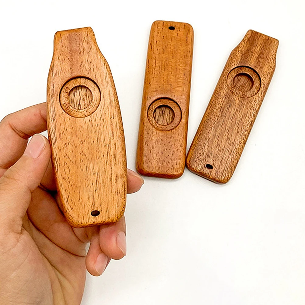 

1Set Wood Kazoo Lightweight Durable Musical Instrument Portable Guitar Partner Performance for Children Adults