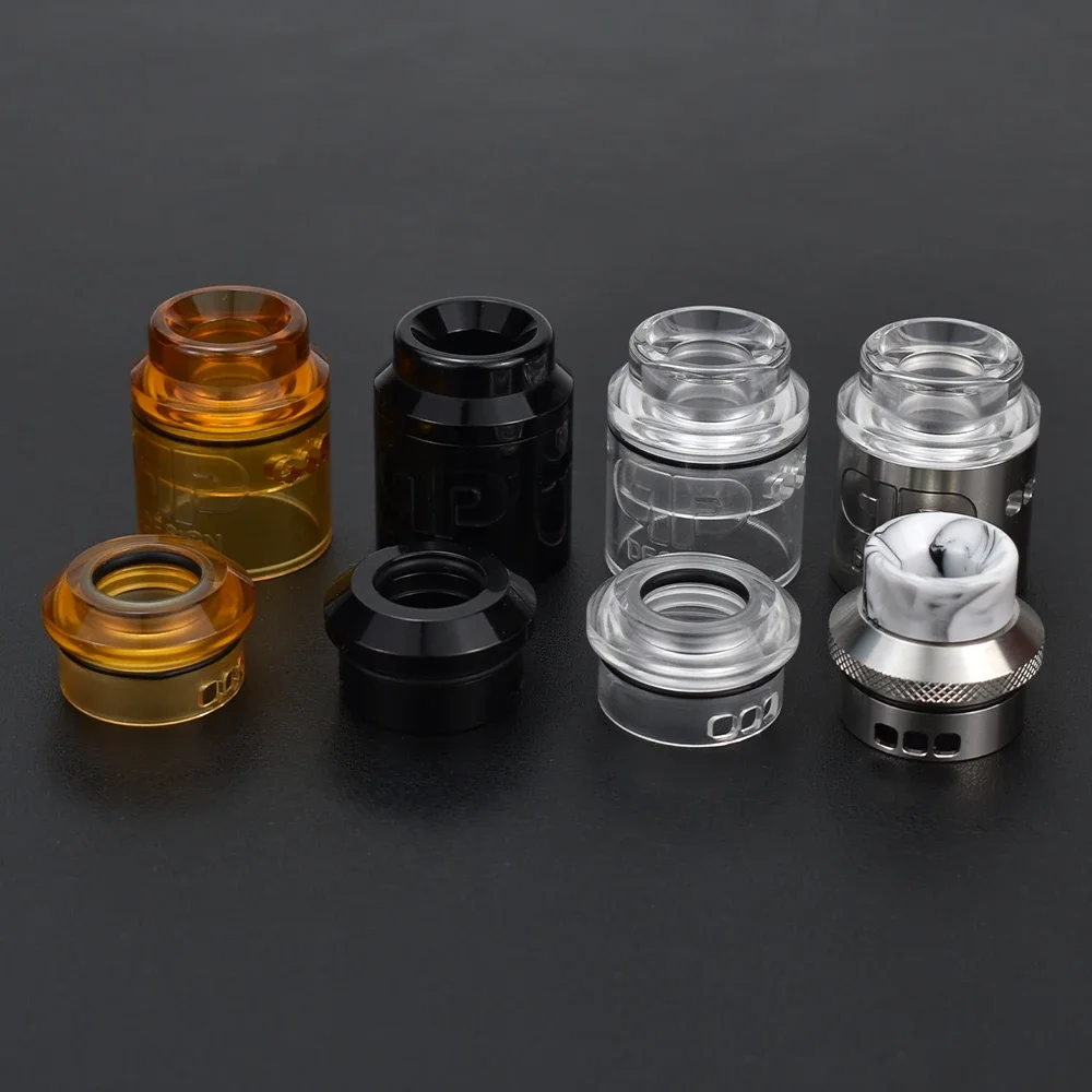WolfCoolVape QP Kali V2 RDA | 25mm PC PEI Dual Coils Vape Rebuildable Atomizer
