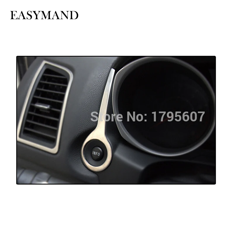 2pcs/set Stainless Steel Car Interior Ignition Panel Decorative Sticker Car-styling Case for Mitsubishi ASX Auto Accessories