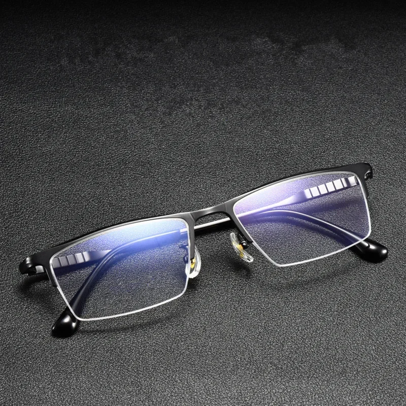 Pure Titanium Ultra Llight Half Frame Men And Women's Photochromic Presbyopia Glasses ComputerReader And Writer With Diopter image 4